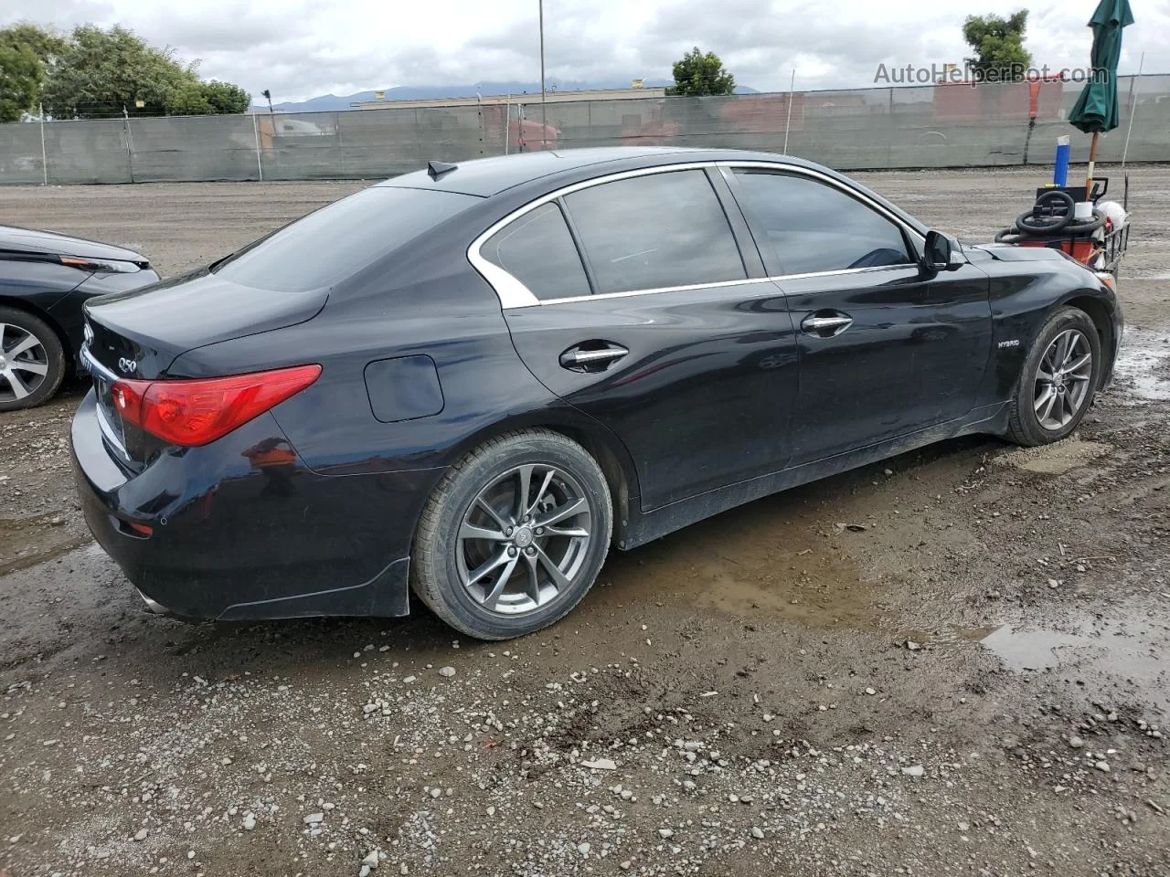 2014 Infiniti Q50 Hybrid Premium Black vin: JN1AV7AR9EM700047