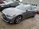 2015 Infiniti Q50 Hybrid Premium Gray vin: JN1AV7AR9FM850239