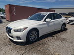 2014 Infiniti Q50 Hybrid Premium White vin: JN1AV7ARXEM701434