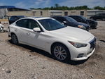 2014 Infiniti Q50 Hybrid Premium White vin: JN1AV7ARXEM701434