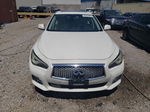 2014 Infiniti Q50 Hybrid Premium White vin: JN1AV7ARXEM701434