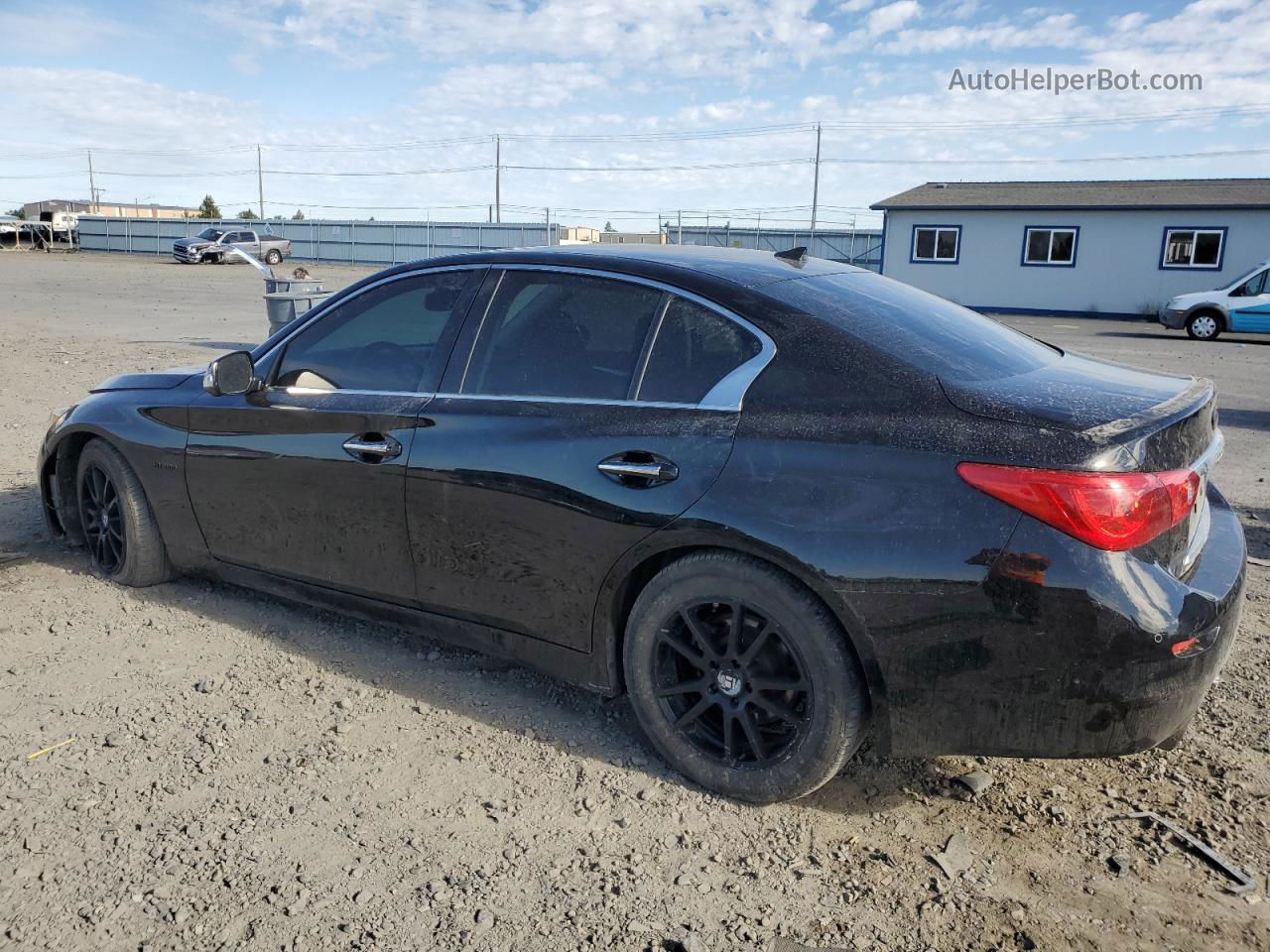 2014 Infiniti Q50 Hybrid Premium Black vin: JN1AV7ARXEM701899