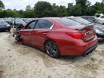 2014 Infiniti Q50 Hybrid Premium Red vin: JN1AV7ARXEM702714