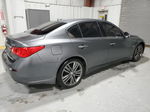 2016 Infiniti Q50 Hybrid Gray vin: JN1AV7ARXGM530025