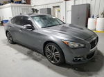 2016 Infiniti Q50 Hybrid Gray vin: JN1AV7ARXGM530025