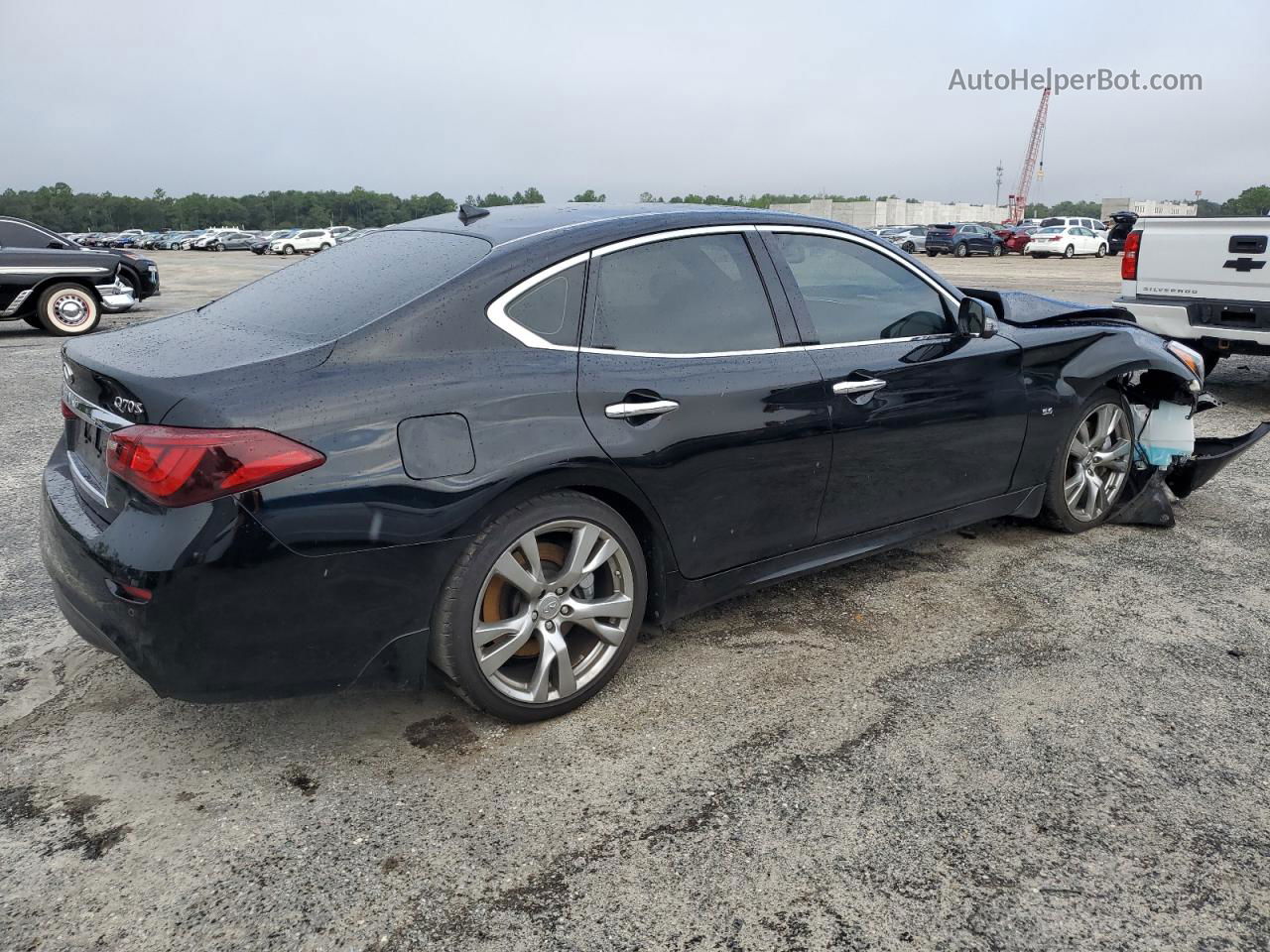 2016 Infiniti Q70 5.6 Черный vin: JN1AY1AP1GM100029