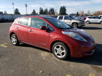 2011 Nissan Leaf Sv Красный vin: JN1AZ0CP0BT001351