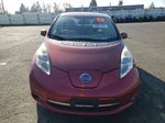 2011 Nissan Leaf Sv Красный vin: JN1AZ0CP0BT001351