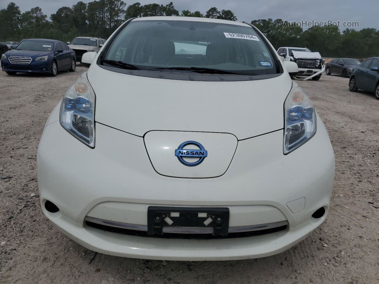 2011 Nissan Leaf Sv Белый vin: JN1AZ0CP0BT002600