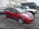 2011 Nissan Leaf Sl Maroon vin: JN1AZ0CP0BT004301