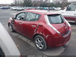 2011 Nissan Leaf Sl Maroon vin: JN1AZ0CP0BT004301