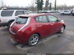 2011 Nissan Leaf Sl Maroon vin: JN1AZ0CP0BT004301