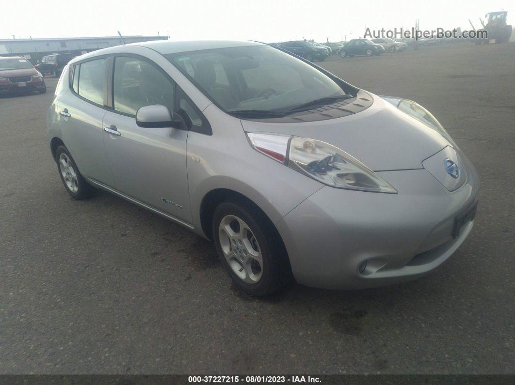 2011 Nissan Leaf Sl Серебряный vin: JN1AZ0CP0BT004671