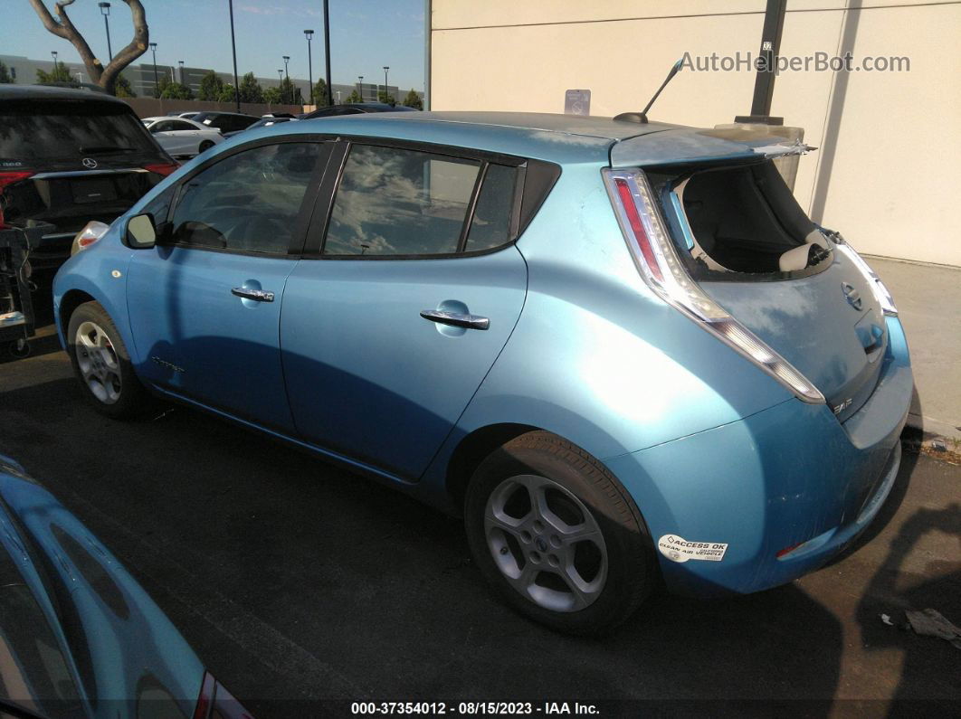 2011 Nissan Leaf Sl Синий vin: JN1AZ0CP0BT004699