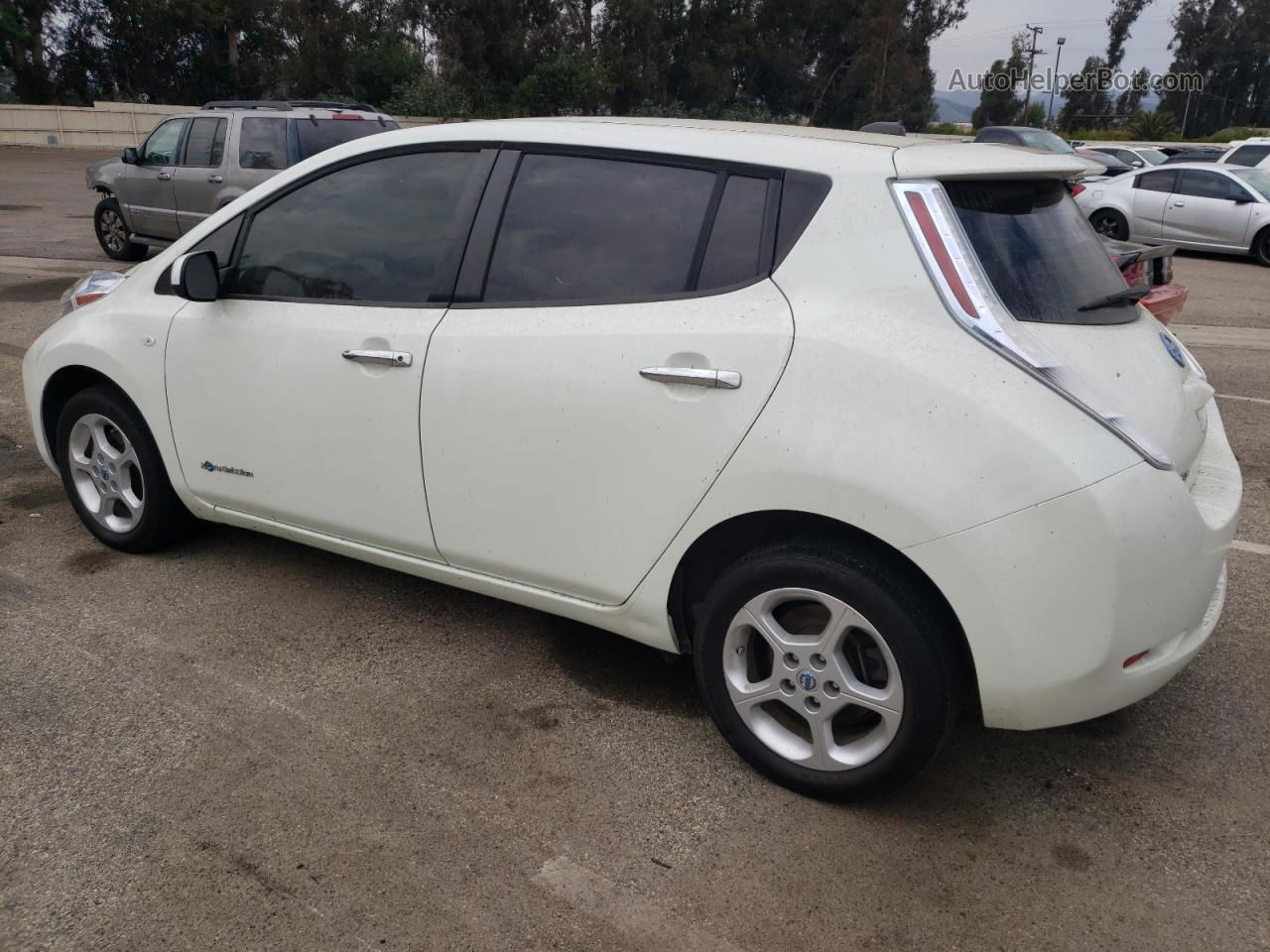 2011 Nissan Leaf Sv White vin: JN1AZ0CP0BT004881