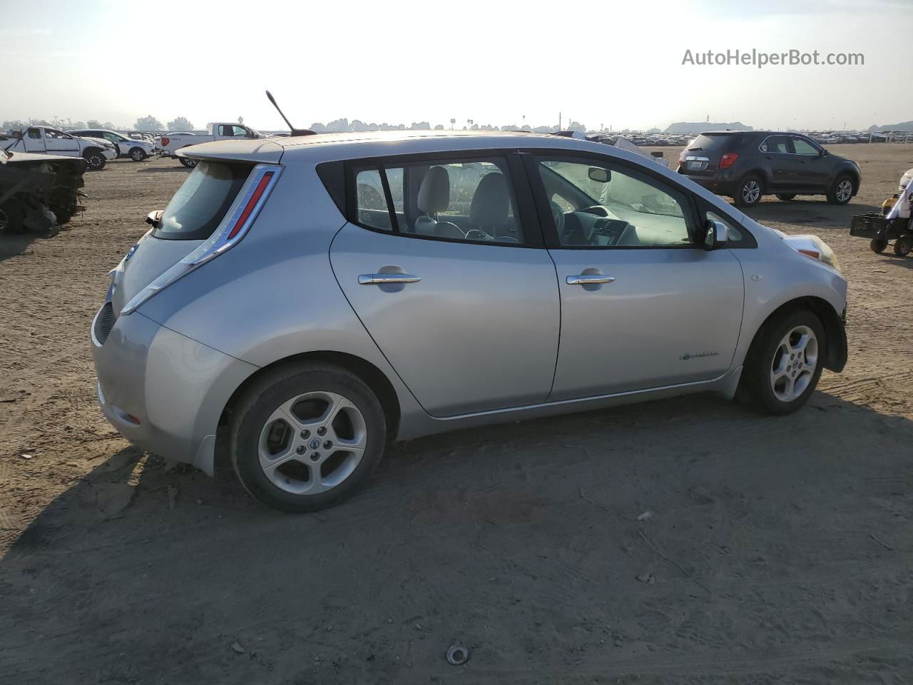 2011 Nissan Leaf Sv Silver vin: JN1AZ0CP0BT007263