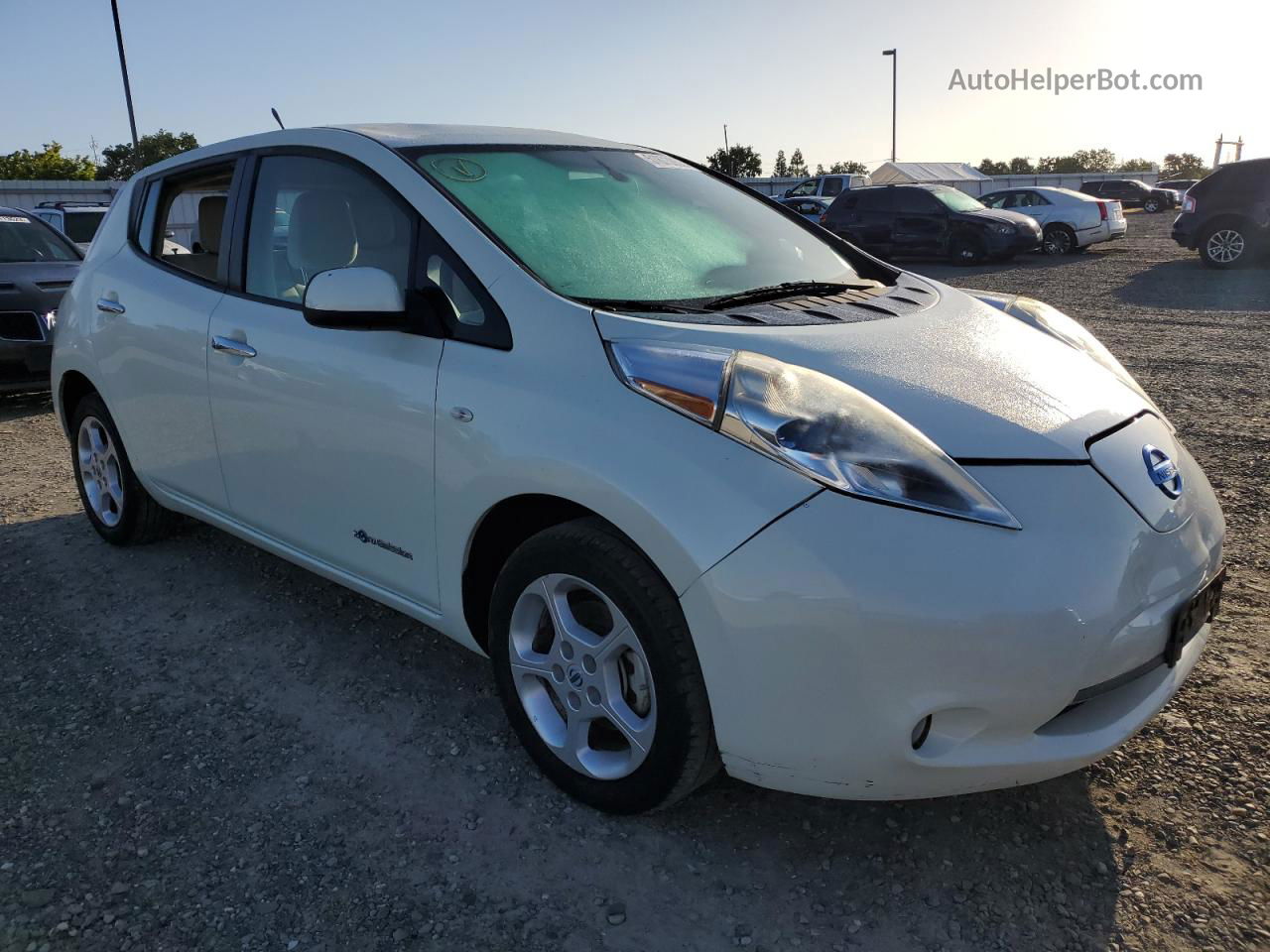 2011 Nissan Leaf Sv Белый vin: JN1AZ0CP0BT007988