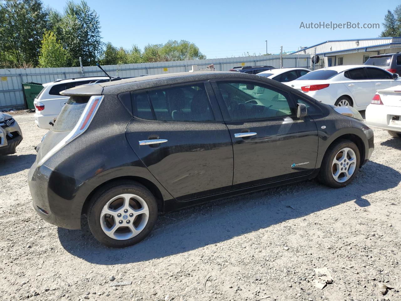 2011 Nissan Leaf Sv Black vin: JN1AZ0CP0BT008901