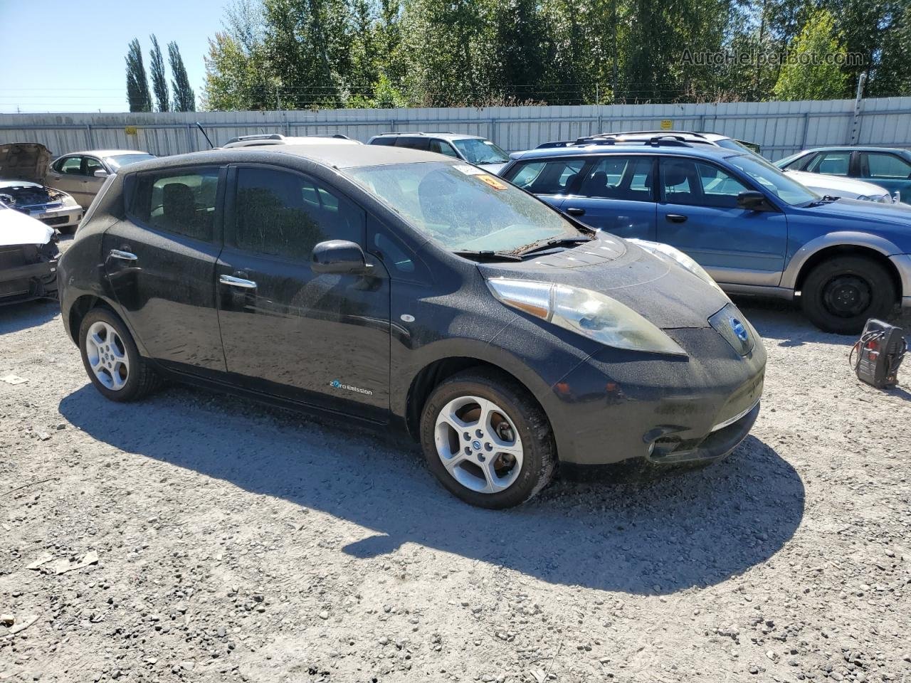 2011 Nissan Leaf Sv Черный vin: JN1AZ0CP0BT008901