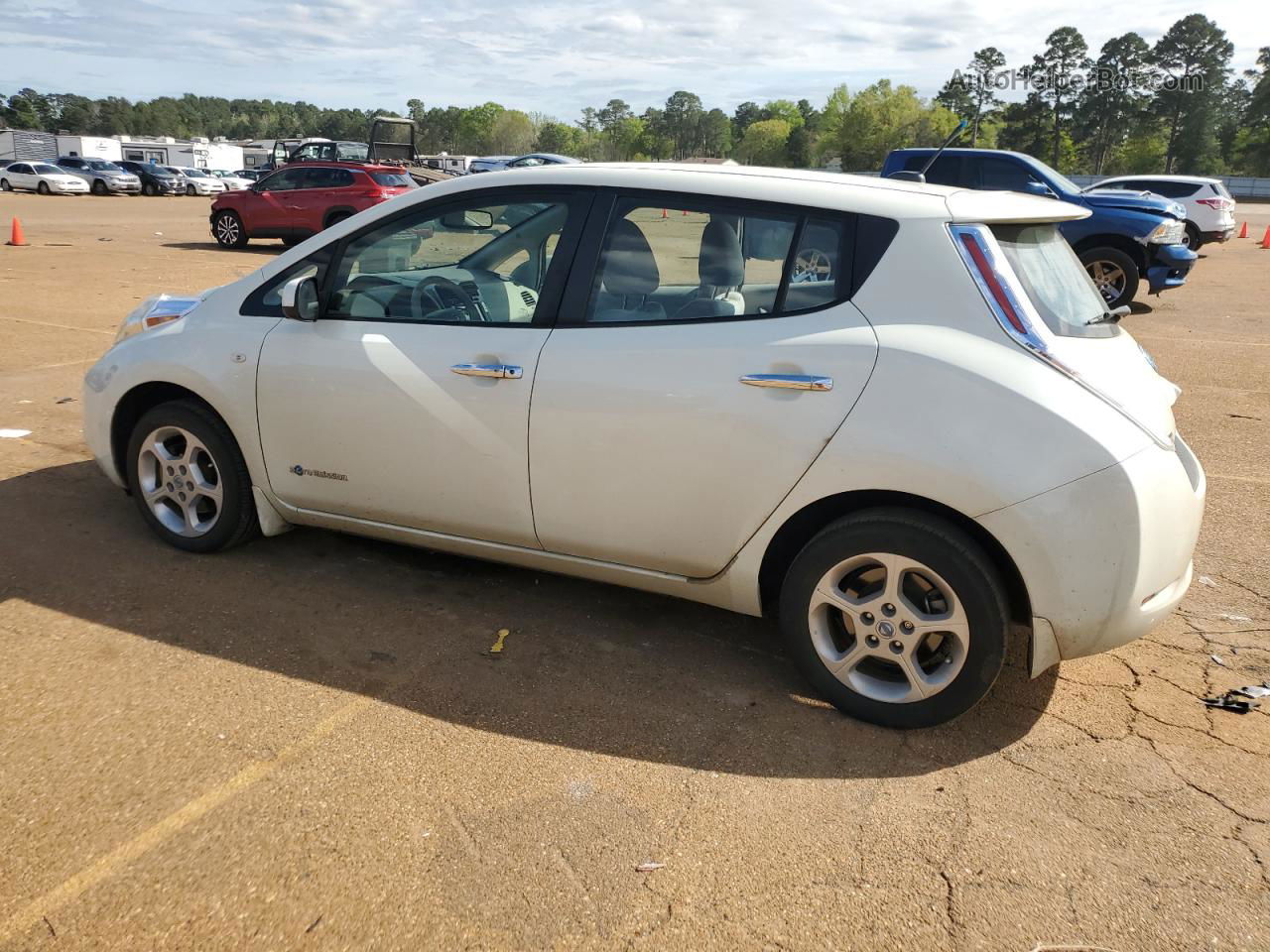 2011 Nissan Leaf Sv White vin: JN1AZ0CP1BT001150