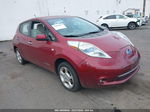 2011 Nissan Leaf Sl Red vin: JN1AZ0CP1BT002279