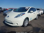 2011 Nissan Leaf Sl-e Cream vin: JN1AZ0CP1BT004226