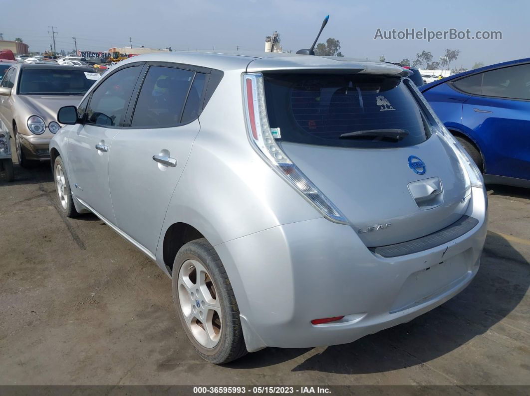 2011 Nissan Leaf Sl-e Серебряный vin: JN1AZ0CP1BT006140