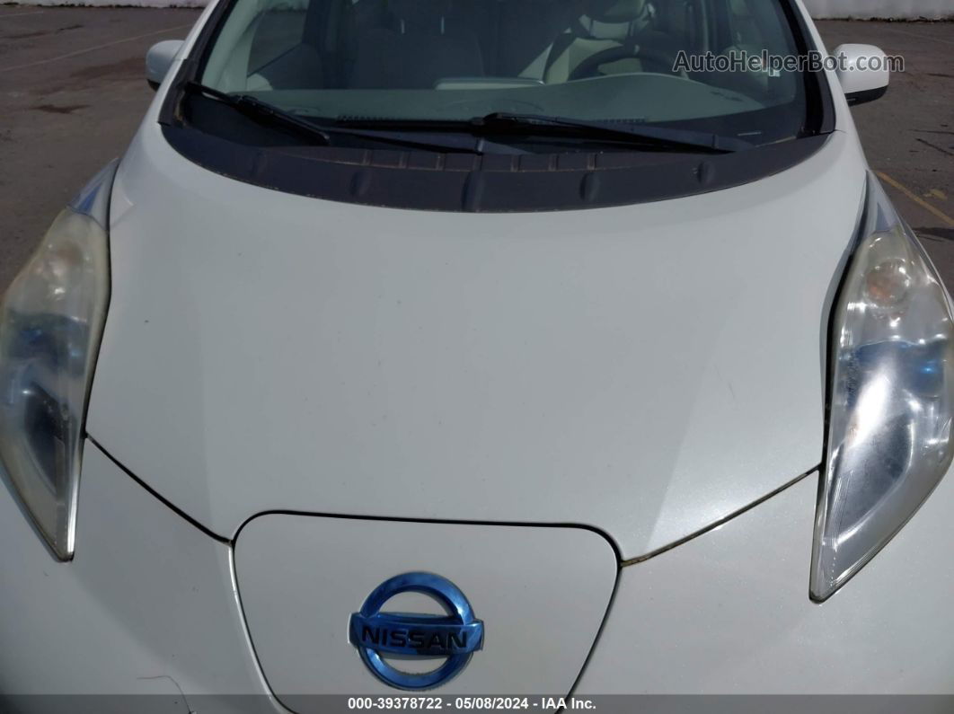 2011 Nissan Leaf Sv White vin: JN1AZ0CP1BT008566