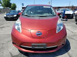 2011 Nissan Leaf Sv Burgundy vin: JN1AZ0CP1BT009278