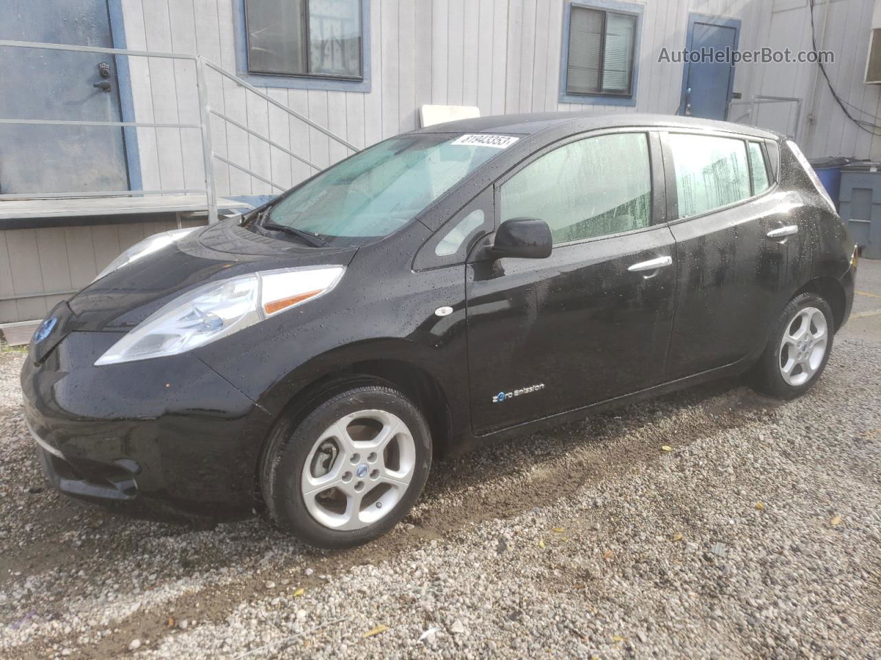 2011 Nissan Leaf Sv Black vin: JN1AZ0CP2BT001304