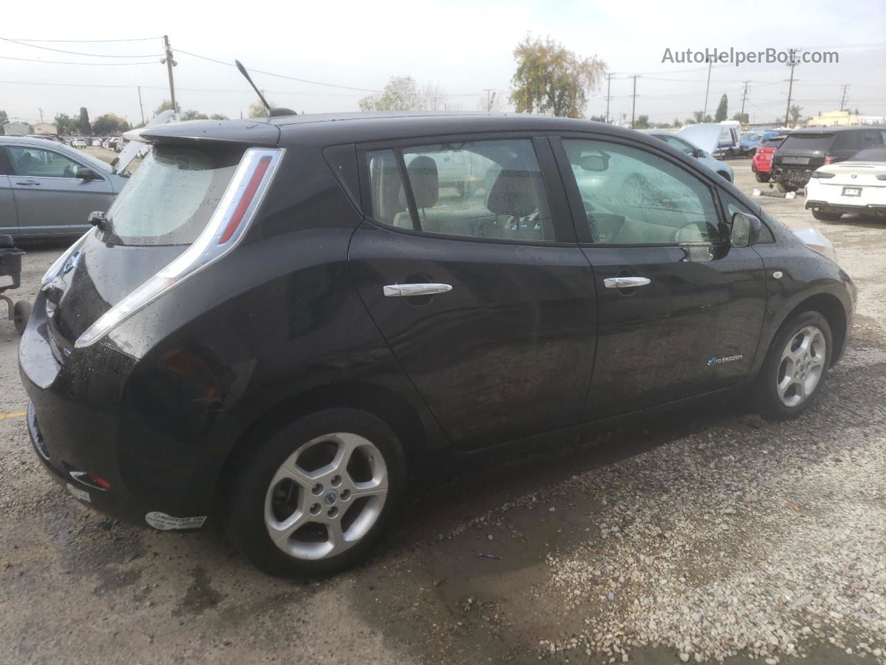 2011 Nissan Leaf Sv Black vin: JN1AZ0CP2BT001304