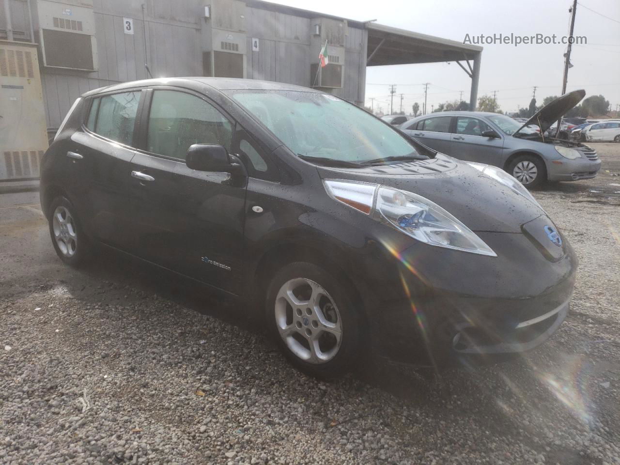 2011 Nissan Leaf Sv Black vin: JN1AZ0CP2BT001304