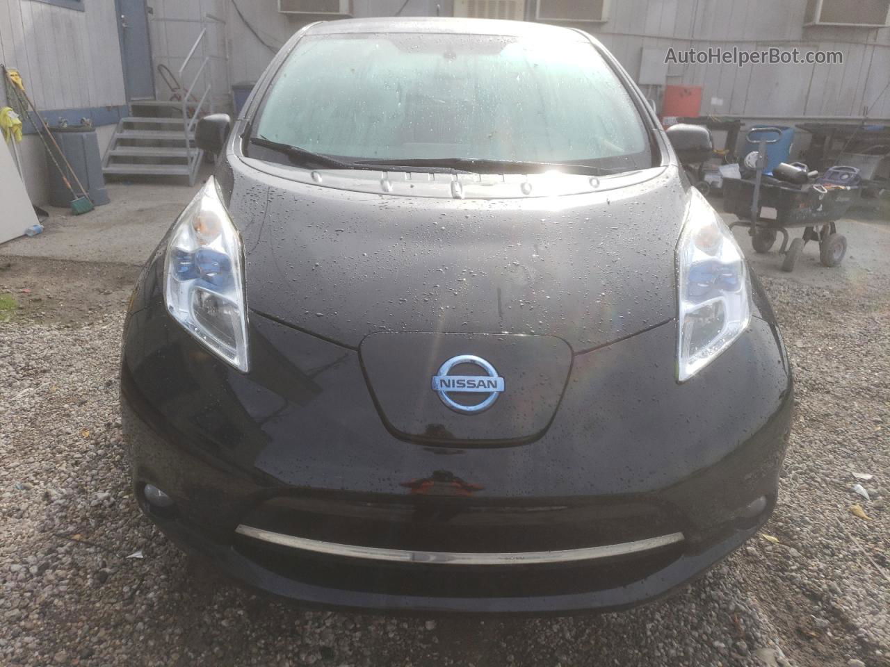 2011 Nissan Leaf Sv Black vin: JN1AZ0CP2BT001304