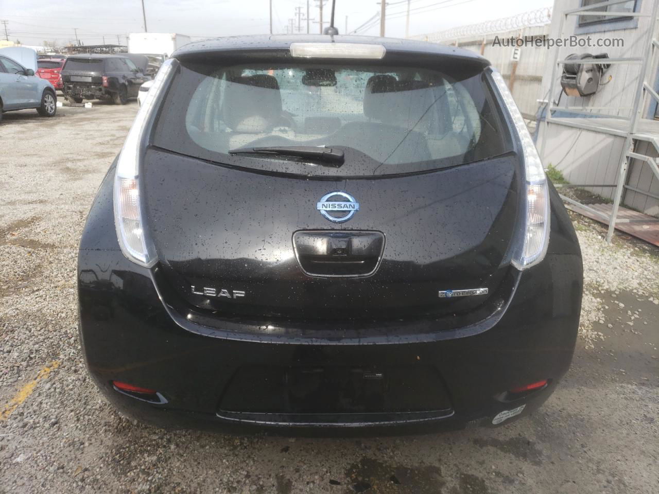 2011 Nissan Leaf Sv Black vin: JN1AZ0CP2BT001304