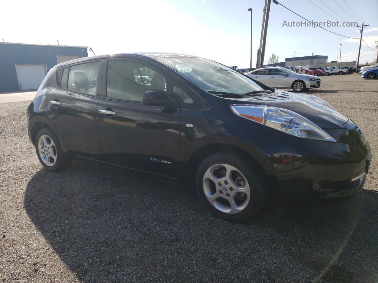 2011 Nissan Leaf Sv Black vin: JN1AZ0CP2BT001674