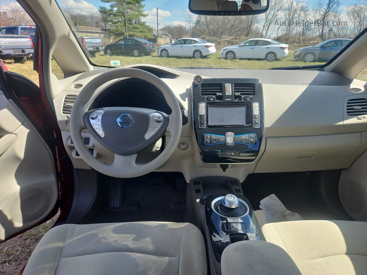 2011 Nissan Leaf Sv Red vin: JN1AZ0CP2BT003571