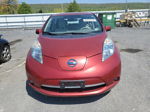 2011 Nissan Leaf Sv Red vin: JN1AZ0CP2BT003571