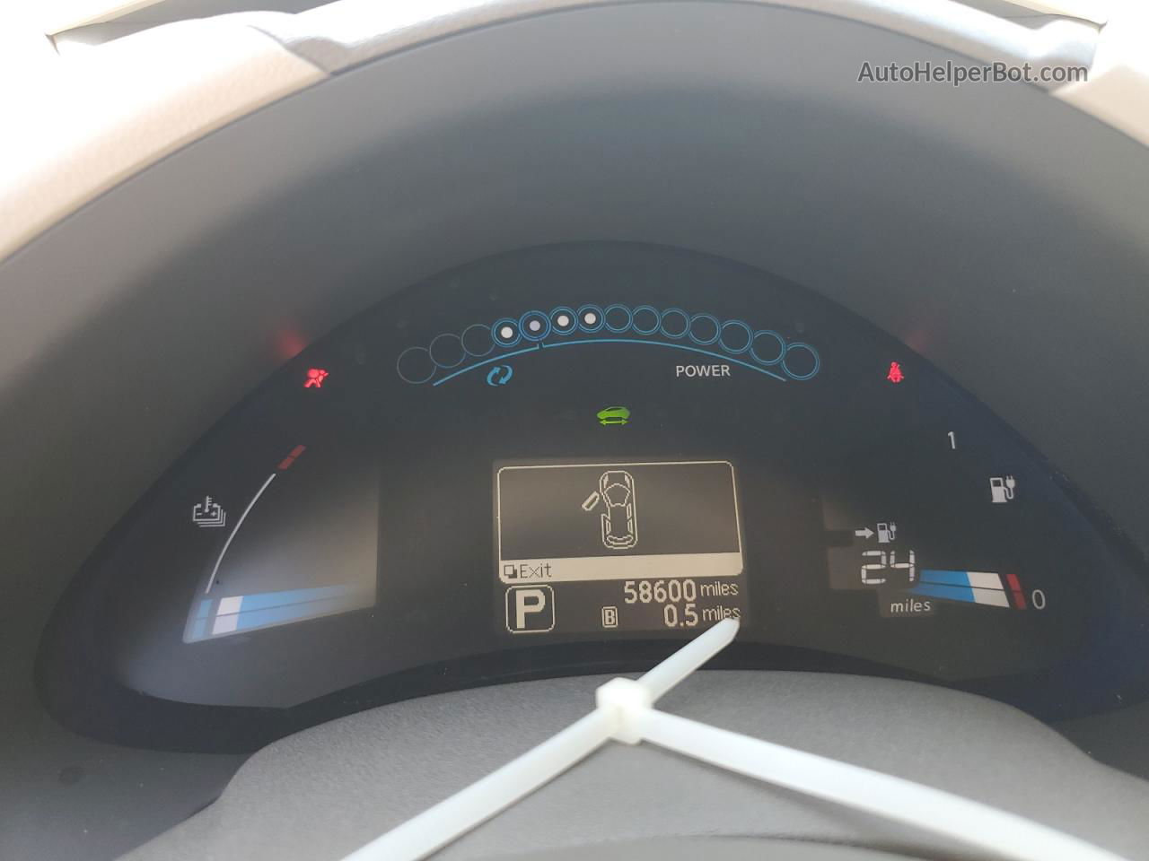 2011 Nissan Leaf Sv Красный vin: JN1AZ0CP2BT003571