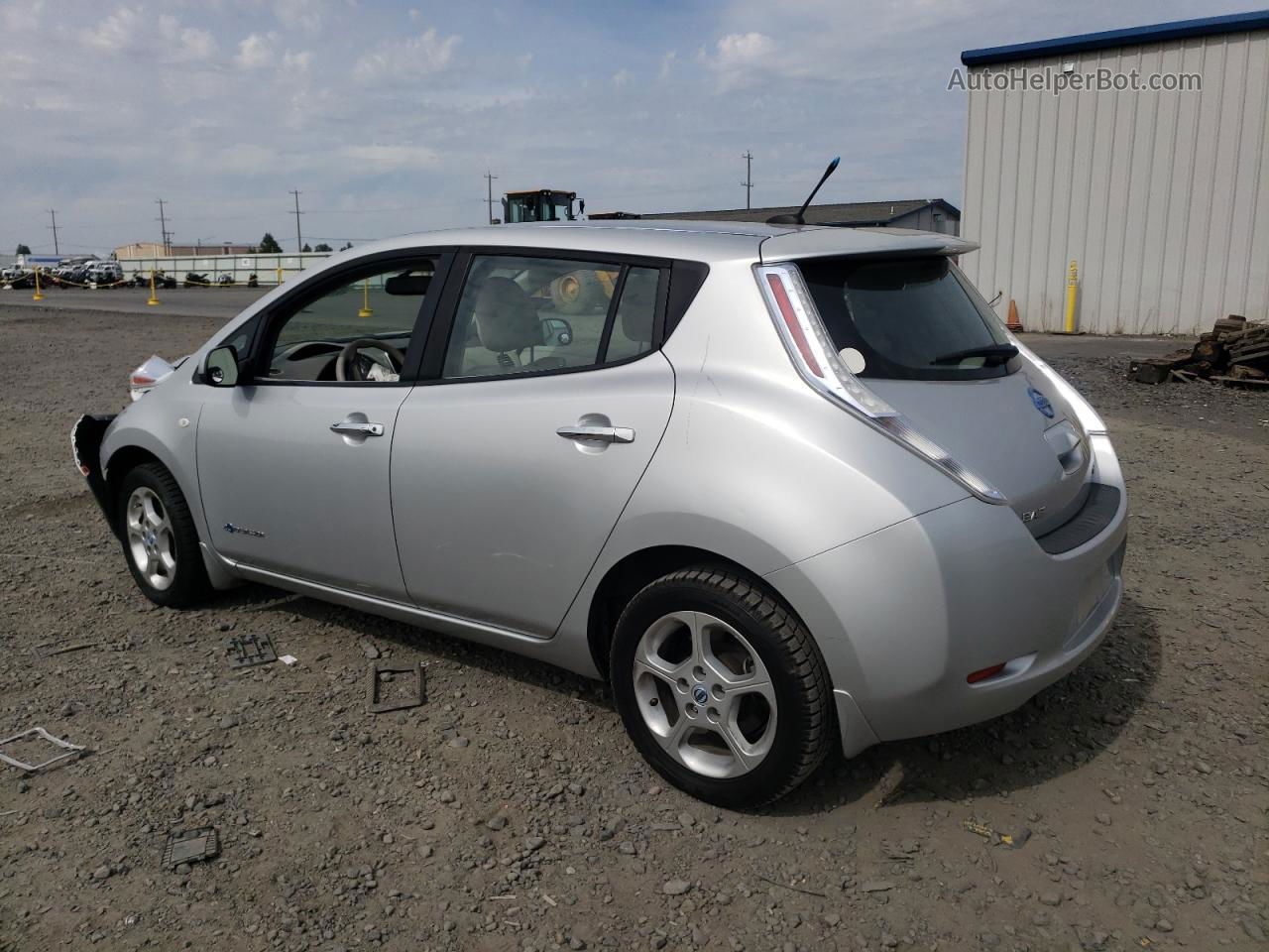 2011 Nissan Leaf Sv Silver vin: JN1AZ0CP2BT004011