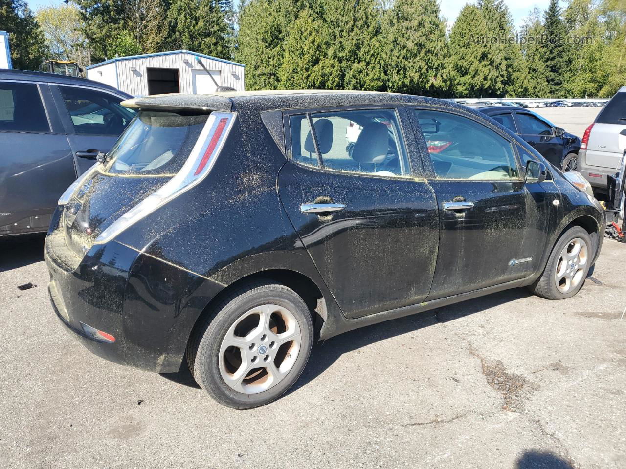 2011 Nissan Leaf Sv Черный vin: JN1AZ0CP2BT004994