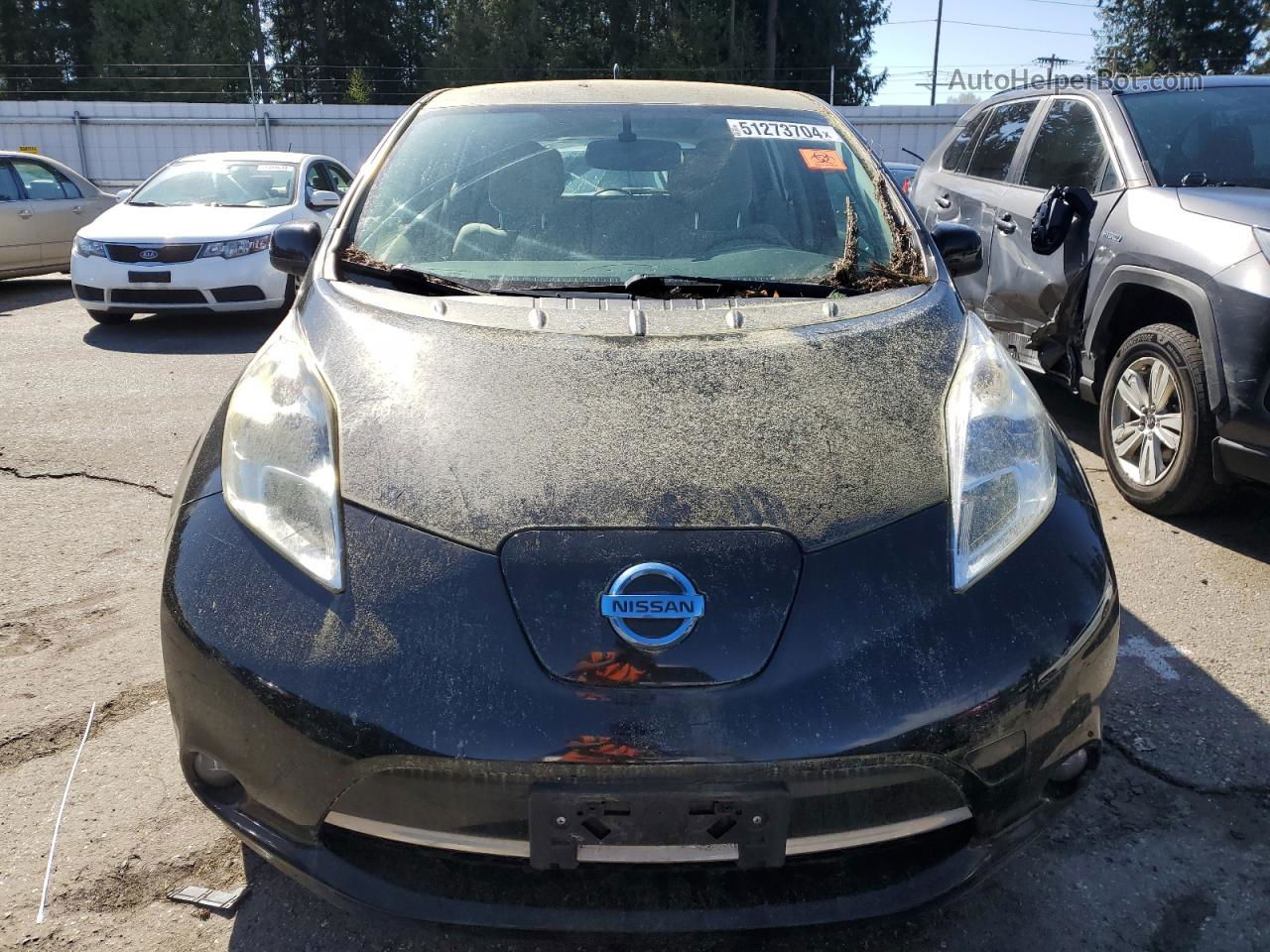 2011 Nissan Leaf Sv Black vin: JN1AZ0CP2BT004994