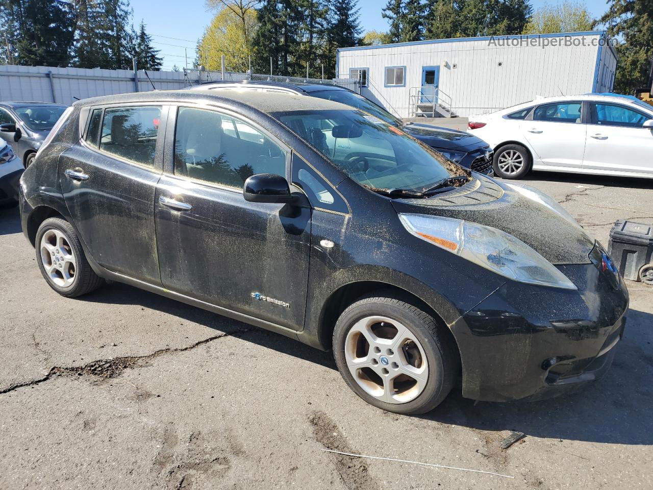 2011 Nissan Leaf Sv Black vin: JN1AZ0CP2BT004994