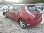 2011 Nissan Leaf Sv Red vin: JN1AZ0CP2BT005109