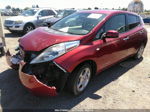 2011 Nissan Leaf Sl Red vin: JN1AZ0CP2BT006051