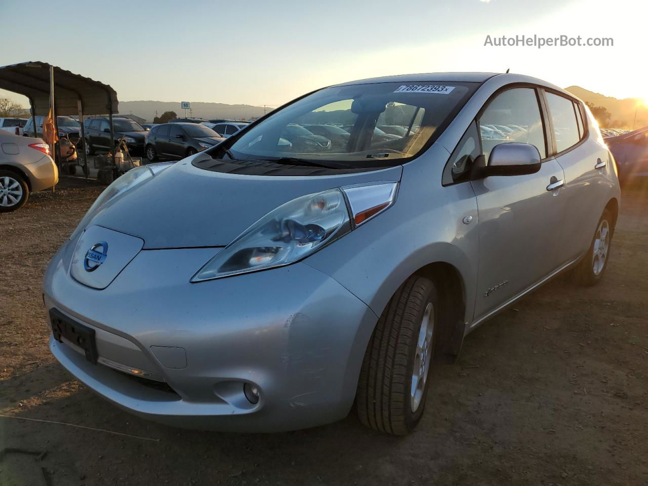 2011 Nissan Leaf Sv Серебряный vin: JN1AZ0CP2BT006101