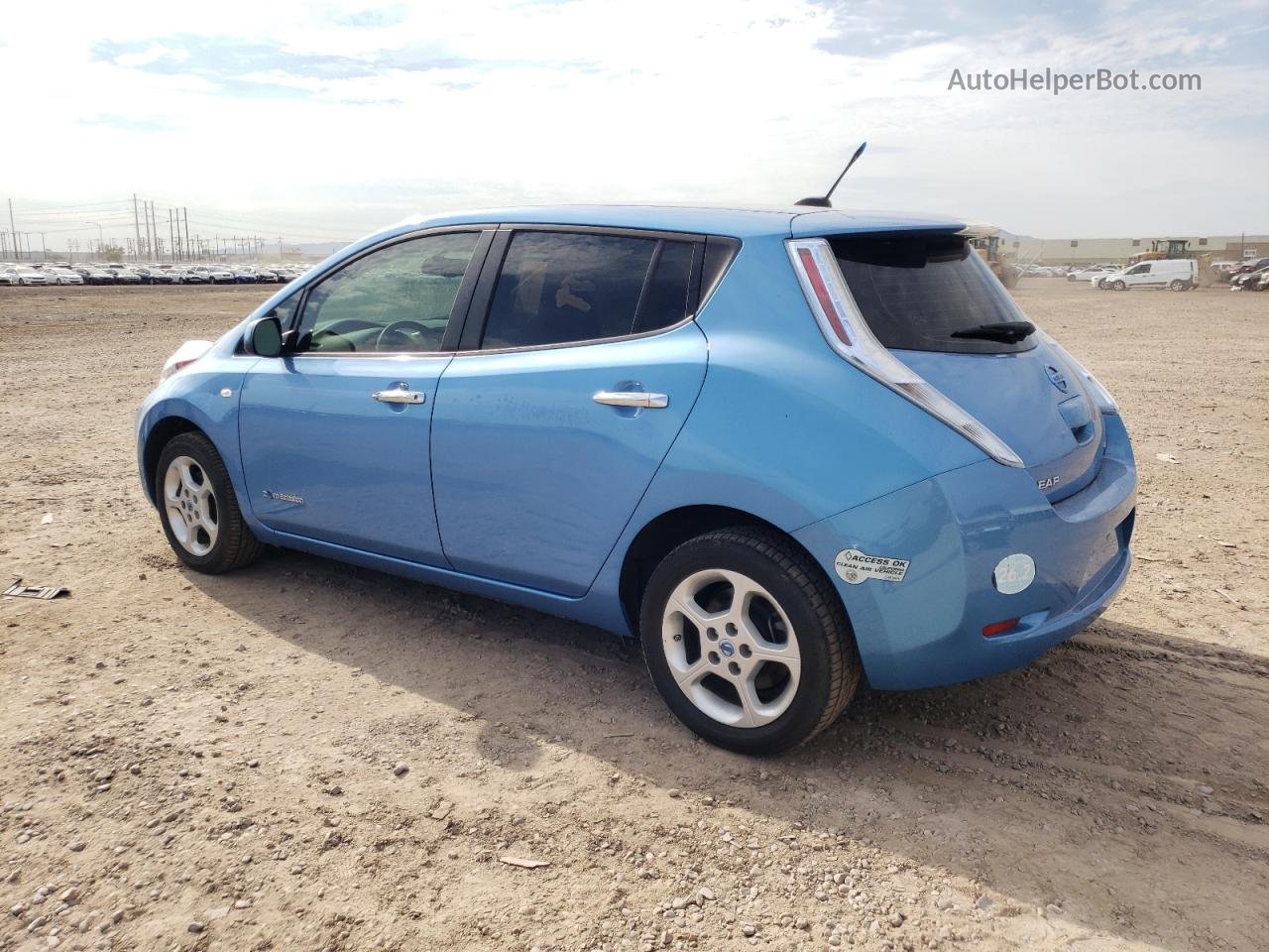 2011 Nissan Leaf Sv Синий vin: JN1AZ0CP2BT008060