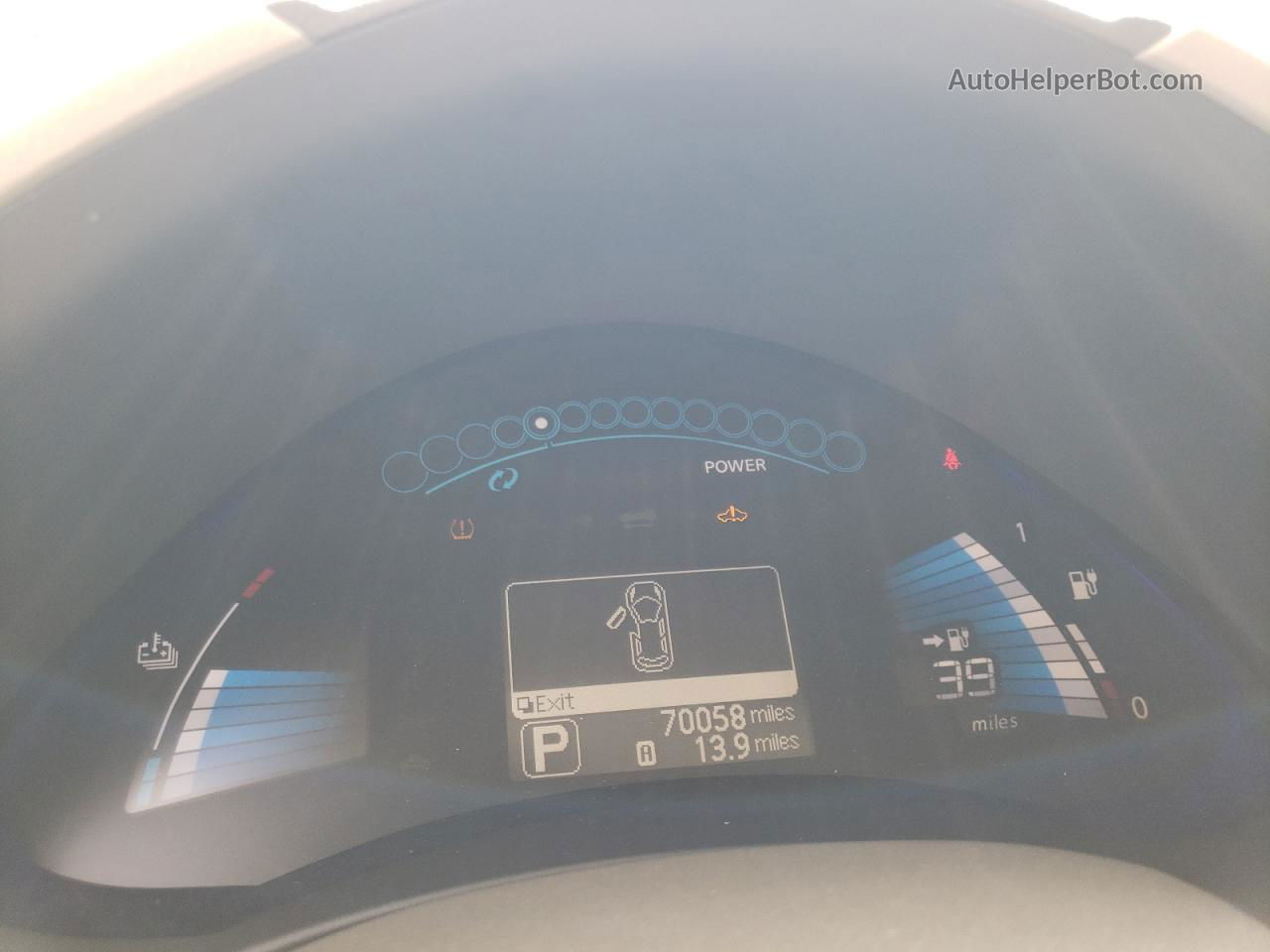 2011 Nissan Leaf Sv Blue vin: JN1AZ0CP2BT008060