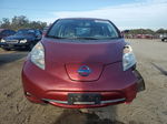 2011 Nissan Leaf Sv Maroon vin: JN1AZ0CP2BT008544