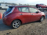 2011 Nissan Leaf Sv Maroon vin: JN1AZ0CP2BT008544