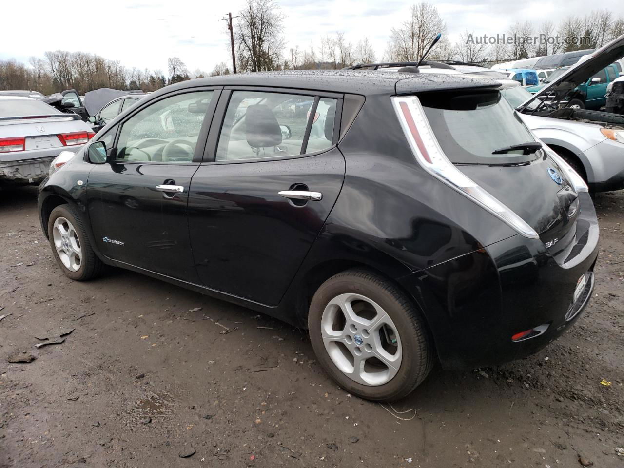 2011 Nissan Leaf Sv Black vin: JN1AZ0CP2BT008849